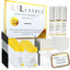 XXL Lashes Super Lash & Brow Lift kit with lotion sachets, glue, cleanser, conditioner, silicone pads and brushes