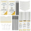 Kit contents: No. 1 perming and No. 2 fixing lotion sachets, cleanser, conditioner, glue, pads and brushes
