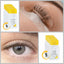 Lash lift treatment with XXL Lashes perming and fixing lotion sachets, lashes on a silicone pad