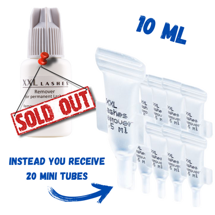 XXL Lashes Remover, nettoyant pour extensions de cils