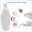 10x Bottiglie pompa schiuma  bianco  vuoto  ricaricabile - 200ml