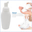 10x Bottiglie pompa schiuma  bianco  vuoto  ricaricabile - 200ml