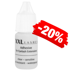 XXL Lashes Adhesivo: el primer adhesivo para pestañas sensible y resistente al aceite