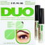DUO Eyelash Glue (green), white, without latex, 5gr
