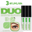 DUO Eyelash Glue (green), white, without latex, 5gr