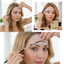 8 pochoirs à sourcils différents