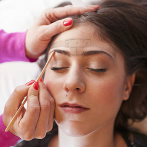 Regla para cejas reutilizable