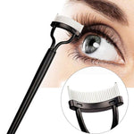 Eyelash Separator with Curved Stainless Steel Comb