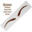 100% Real Human Hair False Eyebrows – Natural Lace Mesh Brow Replacement