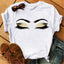Camiseta con estampado Glamour Lashes -