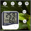 Digital Thermometer Hygrometer mit LCD Display Temperaturmesser Feuchtigkeitmessgerät