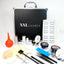 Kit de inicio de XXL Lashes para extensiones de pestañas  estuche negro con equipamiento básico para estilistas principiantes  incluyendo un manual