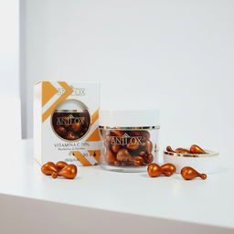 ANTI OX - Anti-Wrinkle Facial Pearls, Vitamin C Concentrate for Face and Eyes