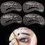 8 verschiedene Augenbrauen Schablonen