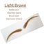 100% Real Human Hair False Eyebrows – Natural Lace Mesh Brow Replacement