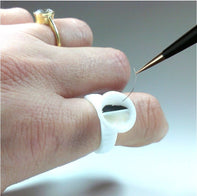 10 anelli con doppio scompartimento per colla / contenitori per tinta