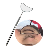 Ergonomisch geformter Wimpern-Halbmond-Spiegel