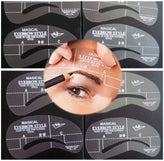 8 plantillas diferentes para cejas