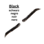 100% Real Human Hair False Eyebrows – Natural Lace Mesh Brow Replacement
