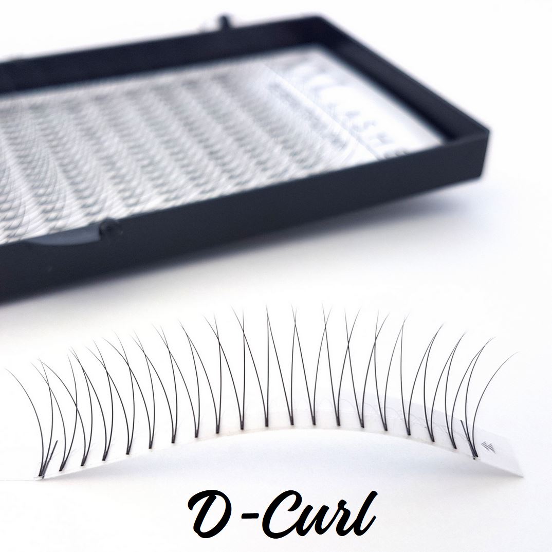 2D - V-Lashes - 320 pcs | D-Curl – XXL Lashes